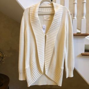 Ann Taylor Loft Women’s NWT White Sweater